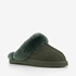 Hush Puppies dames pantoffels met lamsvacht groen 1