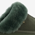 Hush Puppies dames pantoffels met lamsvacht groen 6