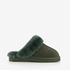 Hush Puppies dames pantoffels met lamsvacht groen 7