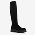 Hoge dames stretch boots zwart