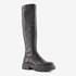 Blue Box hoge dames boots zwart 1