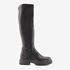 Blue Box hoge dames boots zwart 7