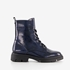 Tamaris dames lak veterboots blauw 7