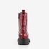 Tamaris dames lak veterboots rood 3