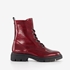 Tamaris dames lak veterboots rood 7