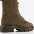 Tamaris dames veterboots olijfgroen 6