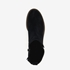 Hush Puppies suede dames enkellaarsjes zwart 5