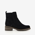 Hush Puppies suede dames enkellaarsjes zwart 7