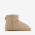 Hush Puppies gevoerde suede enkellaarsjes beige 7