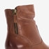 Hush Puppies leren dames enkellaarsjes cognac 6