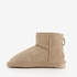 Hush Puppies gevoerde suede enkellaarsjes beige 2