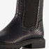 Blue Box dames croco chelsea boots zwart 6