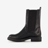 Blue Box dames croco chelsea boots zwart 2