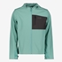 Heren softshell jas groen zwart