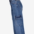 TwoDay dames cargo jeans donkerblauw 3