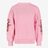 TwoDay meisjes sweater roze met bloemen 2