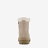 Hush Puppies gevoerde suede dames veterboots beige 3