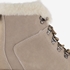 Hush Puppies gevoerde suede dames veterboots beige 6