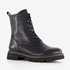 Nova dames veterboots zwart 1