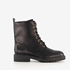 Blue Box dames veterboots zwart 7