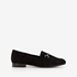 Nova dames loafers met gesp zwart 7