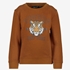 Jongens sweater bruin met tijger