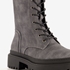 Blue Box dames veterboots grijs 6