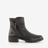 Hush Puppies leren dames enkellaarsjes zwart 7