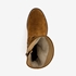 Hush Puppies suede dames enkellaarzen cognac 5