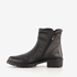 Hush Puppies leren dames enkellaarsjes zwart 2