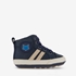 Groot leren jongens babyschoenen blauw 7