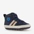 Groot leren jongens babyschoenen blauw 1