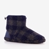 Teddy heren pantoffels blauw