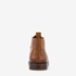 Van Beers hoge leren heren veterschoenen cognac 3