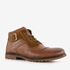 Leren heren veterschoenen cognac