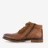 Bugatti leren heren veterschoenen cognac 2