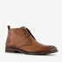 Van Beers hoge leren heren veterschoenen cognac 1