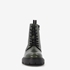 Harper leren dames veterboots groen 2