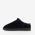 Hush Puppies gevoerde suede heren pantoffels zwart 2