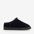 Hush Puppies gevoerde suede heren pantoffels zwart 7