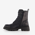 Blue Box dames veterboots zwart 2