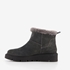 Hush Puppies gevoerde boots met imitatiebont grijs 2