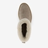 Hush Puppies gevoerde boots met imitatiebont taupe 5