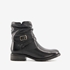 Hush Puppies leren enkellaarsjes met gesp zwart 7