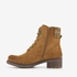 Blue Box veterboots cognac met gebreid detail 2