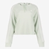 Essentials 3-Stripes Crop dames hoodie mint