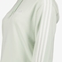 Adidas Essentials 3-Stripes Crop dames hoodie mint 3