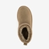 Hush Puppies suede dames enkellaarsjes beige 5