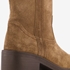 Harper suede dames laarzen met hak bruin 6