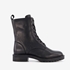 Harper leren dames veterboots zwart 7